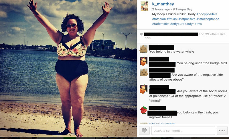 Illustration for article titled What Happens if We Post Pictures of Happy Fat People on the Internet?Â
